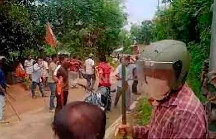 clash-between-BJP-TIPRA-Motha-workers