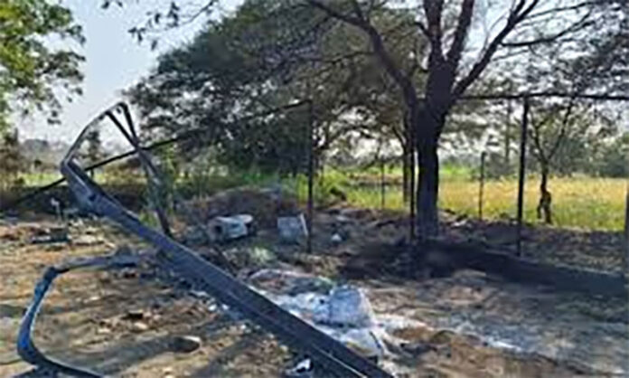 फटाका कारखान्यात भीषण स्फोट