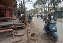 चांदपुर से लेकर मंडुवाडीह तक अतिक्रमण अतिक्रमण