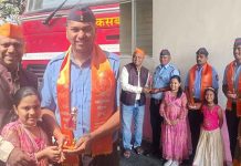 गुढीपाडव्यानिमित्त अग्निशमन केंद्रातील जवानांविषयी कृतज्ञता अग्निशमन