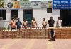 शिरपूर पोलिसांची मोठी कारवाई: कंटेनरमधून जाणारा ४४ लाखांचा अवैध दारूसाठा जप्त शिरपूर
