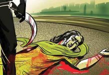कनगरा येथे कौटुंबिक वादातून पतीने केली पत्नीची निर्घृण हत्या; आरोपी पती पोलिसांच्या ताब्यात पत्नीची निर्घृण हत्या