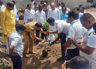 बार्शी शहर पोलीस ठाण्याचा पर्यावरणपूरक उपक्रम; जागतिक पर्यावरण दिनी वृक्षारोपण, आगामी काळात १ हजार झाडे लावण्याचा संकल्प बार्शी शहर पोलीस