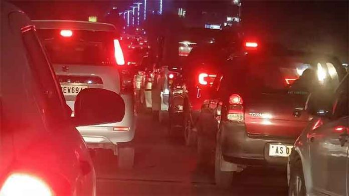 trafic-jam देगलूर