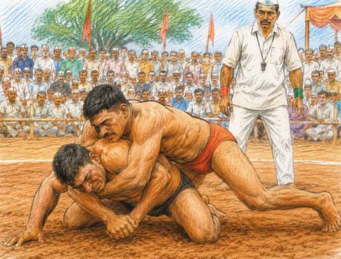 kushti कुस्ती महावीर स्पर्धा