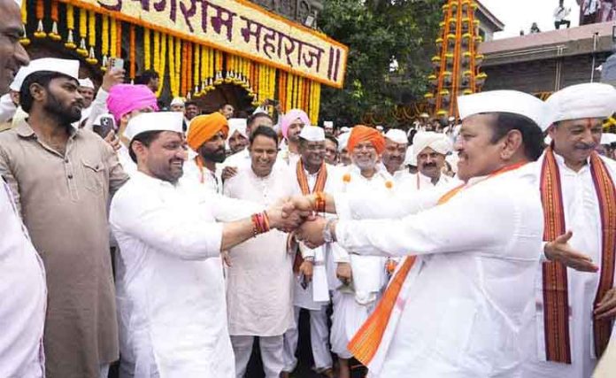 संत तुकाराम महाराजांच्या पालखी