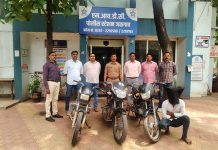 एमआयडीसी पोलिसांची मोठी कारवाई; दुचाकी चोरट्याला भुसावळ येथून बेड्या, ३ मोटारसायकल जप्त दुचाकी चोरट्या
