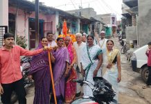 संत सावता महाराज पुण्यतिथीनिमित्त न्याहळोद येथे कीर्तन सप्ताह; भक्तिमय वातावरणात पालखी मिरवणूक संत सावता महाराज