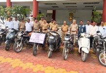 सदर बाजार पोलिसांची मोठी कारवाई,चोरीच्या ९ मोटारसायकली जप्त; २ लाख ९० हजारांचा मुद्देमाल हस्तगत सदर बाजार