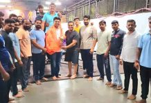 साईबाबा संस्थान व्यायामशाळेतील सभासदांच्या उपस्थितीत पत्रकार तुषार महाजन यांचा वाढदिवसानिमित्त सत्कार पत्रकार तुषार महाजन