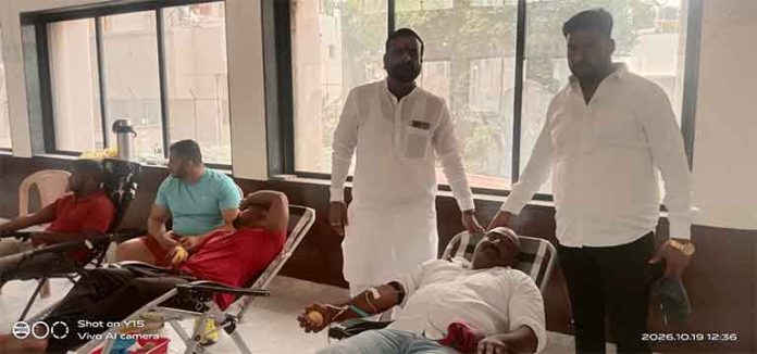 blood-donatation आमदार शशिकांत शिंदे